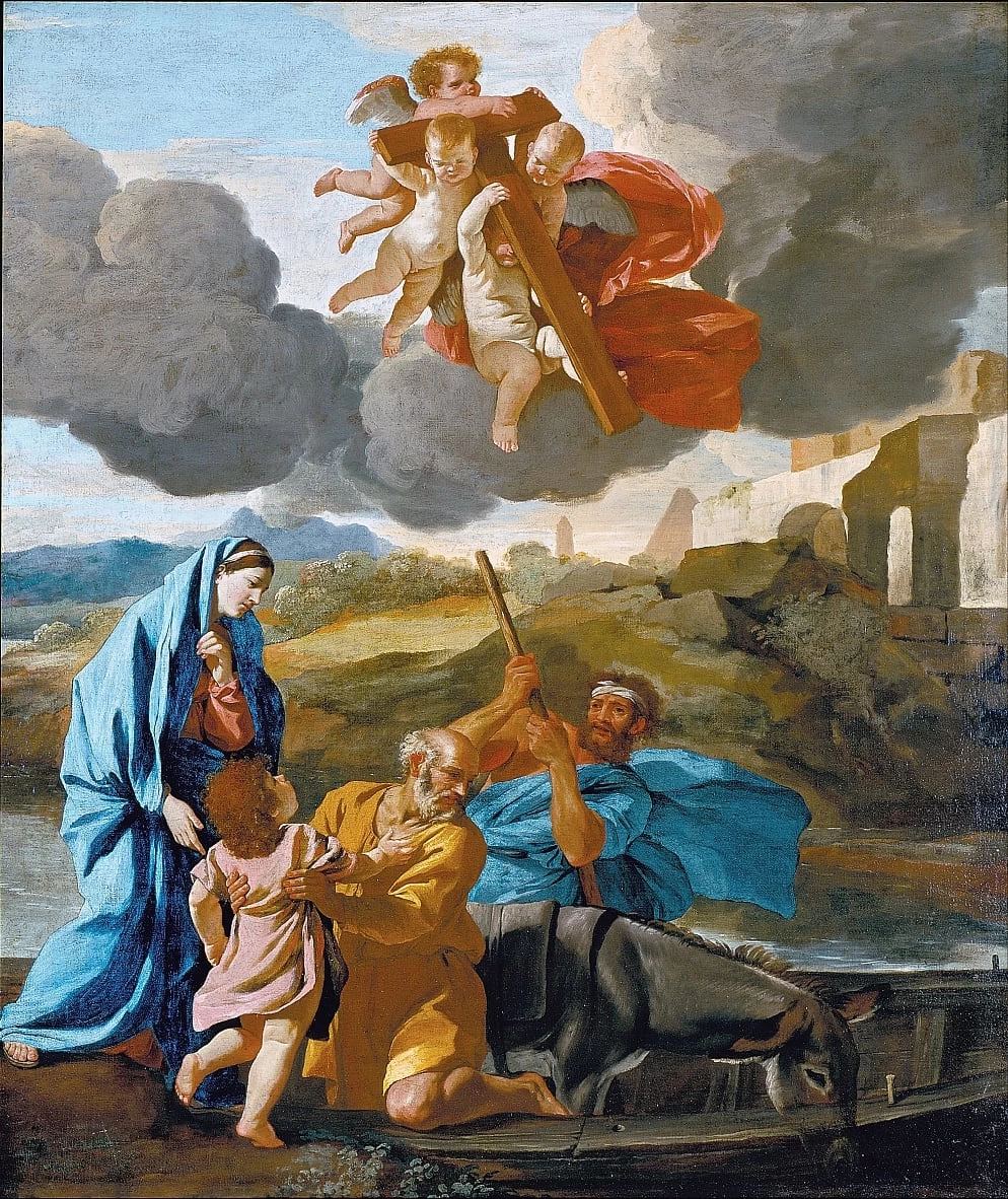 Ritorno dalla fuga in Egitto - Dulwich Picture Gallery, Londra
